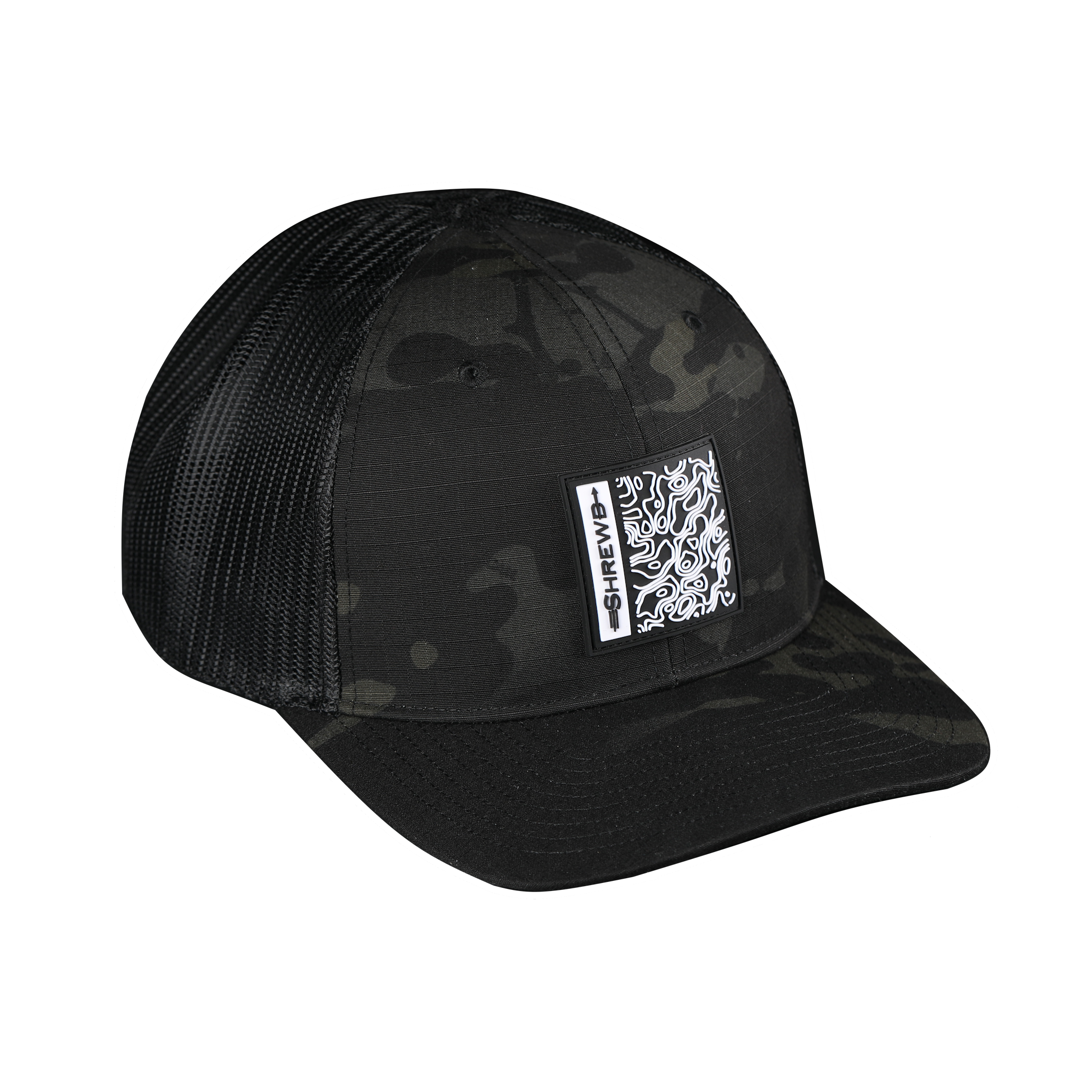 Contour Hat - Black Multicam