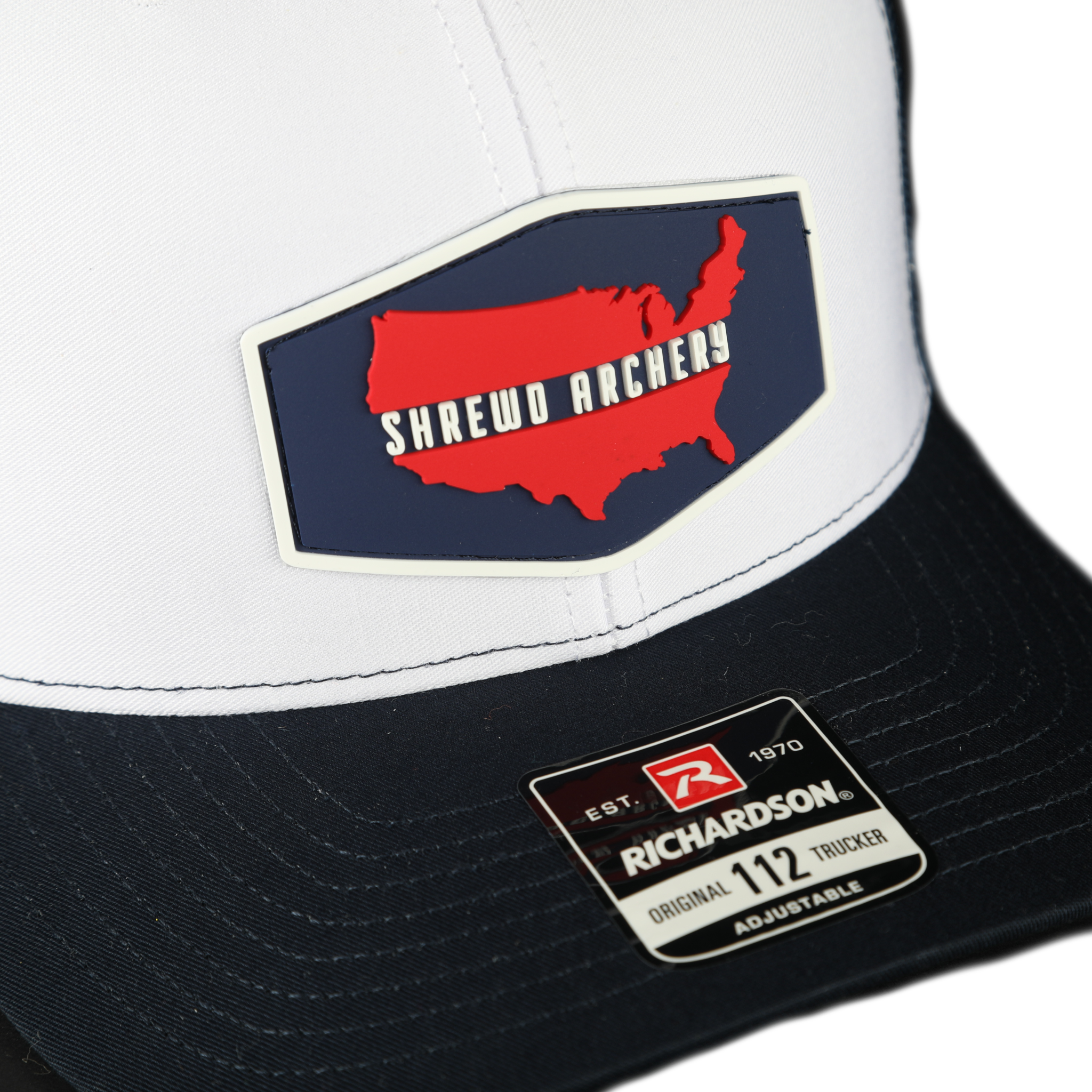 Patriot Patch Hat - White / Navy