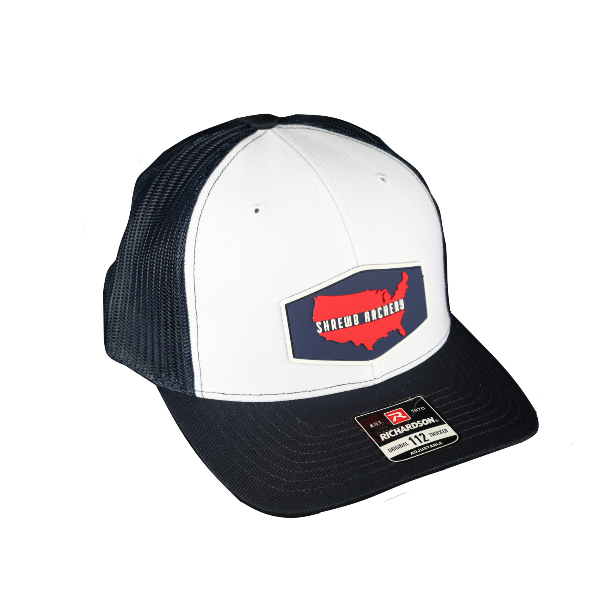 Patriot Patch Hat - White / Navy