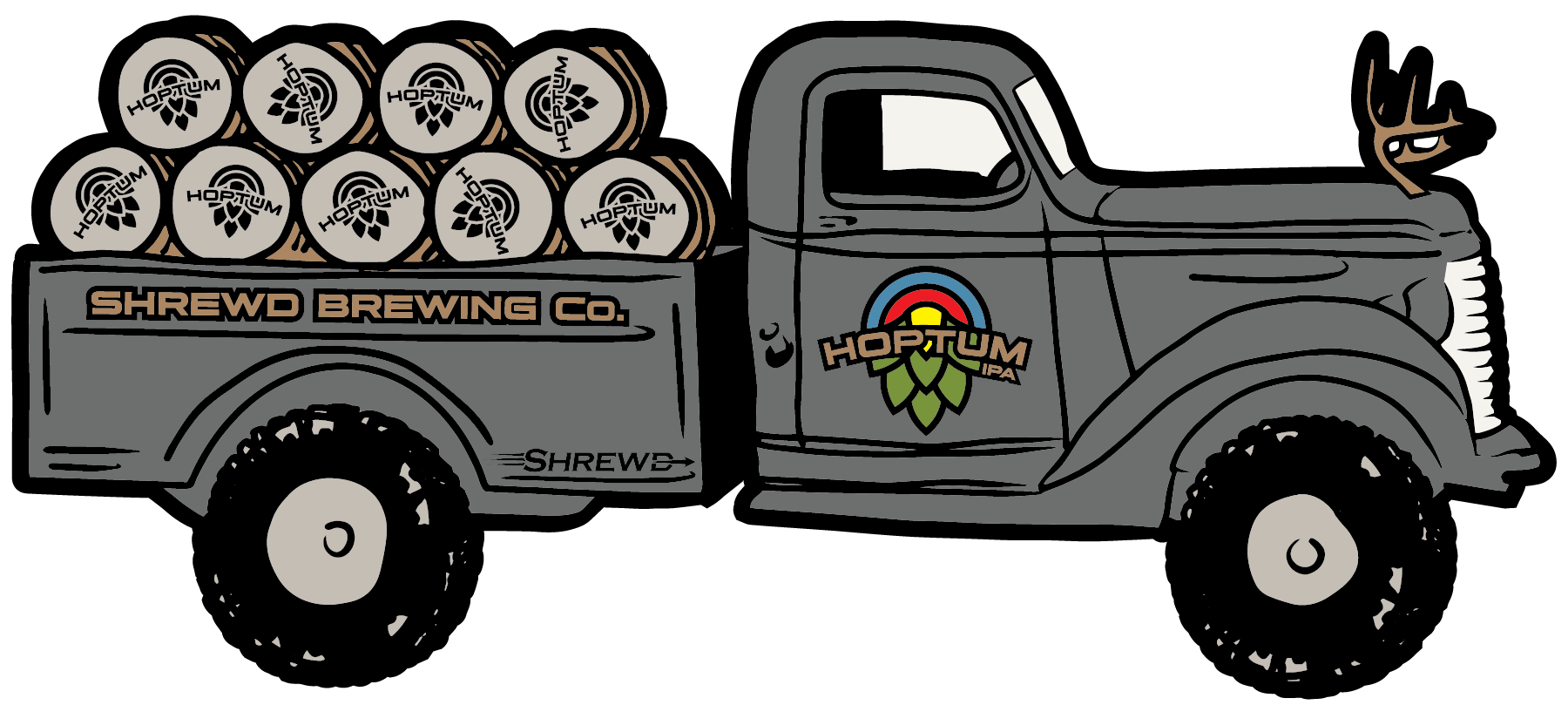 Hoptum Truck Decal